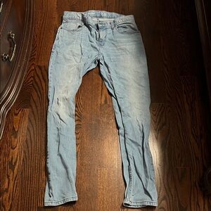 INC International Concepts Light Blue Jeans slim straight men’s 33x32